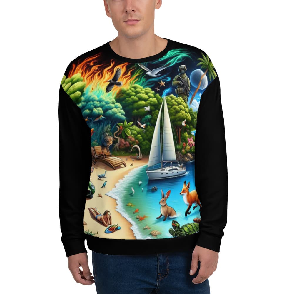 Haubitzenfritz Allover-Pullover